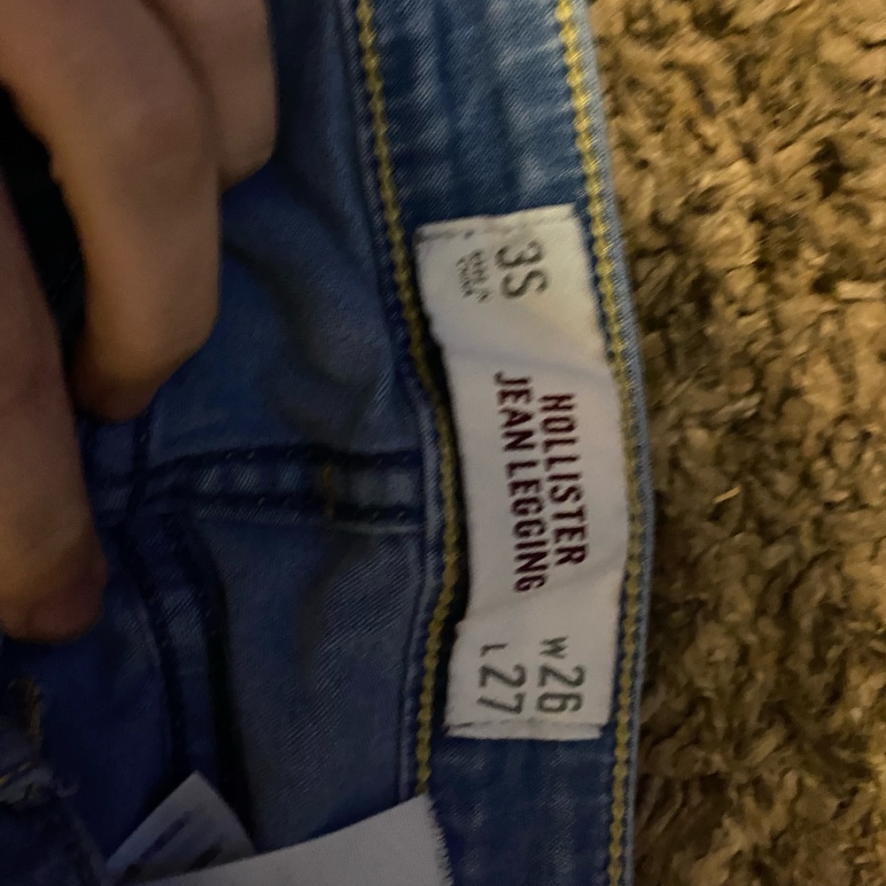 Hollister Jean leggings 3’s W-26 L-27 light blue